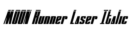 MOON Runner Laser Italic