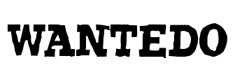 Wantedo Font Image