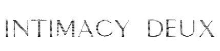 intimacy deux Font Image