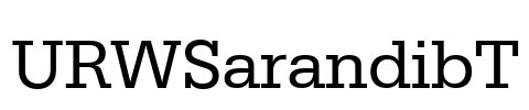 URWSarandibT Font Image
