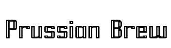 Prussian Brew Font Image
