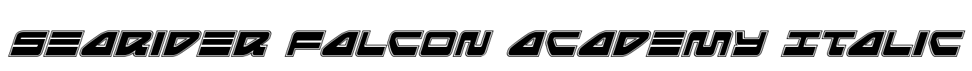 Searider Falcon Academy Italic