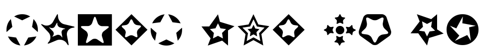 Stars for 3D FX Font Image