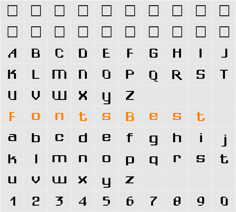 Sheila Character Map
