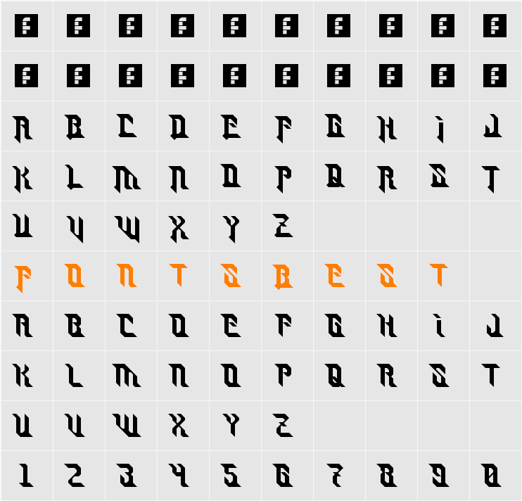 Turret Character Map