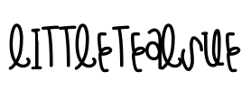 LittleTealSue Font Image