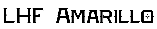 LHF Amarillo Font Image