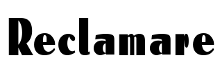 Reclamare Font Image