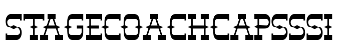 StagecoachCapsSSi Font Image