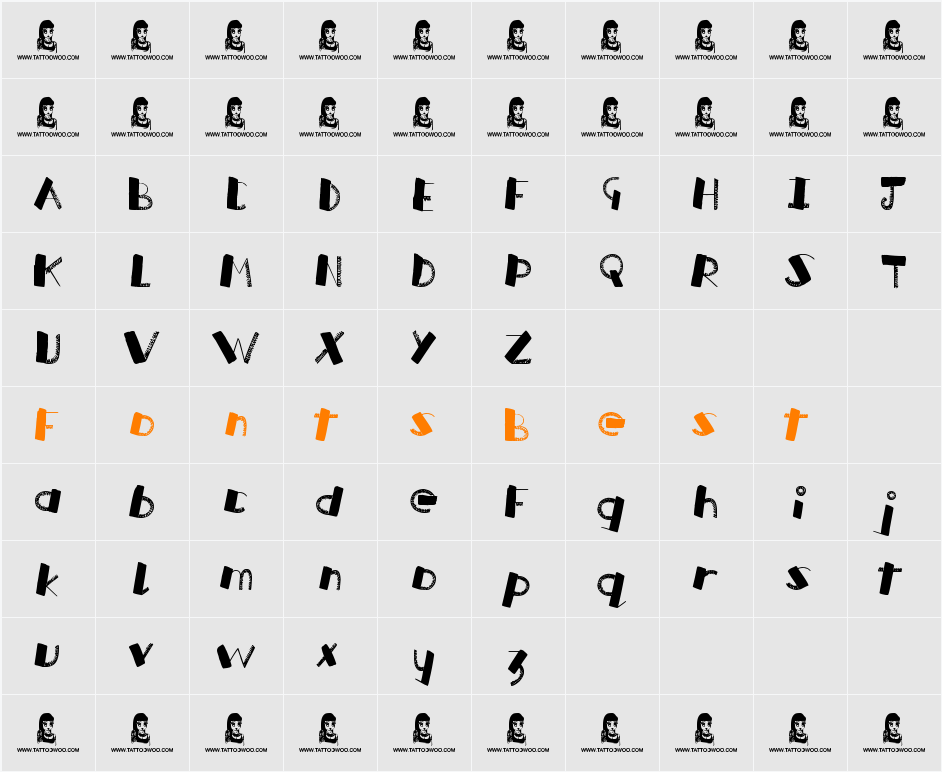 Russian Roulette Character Map
