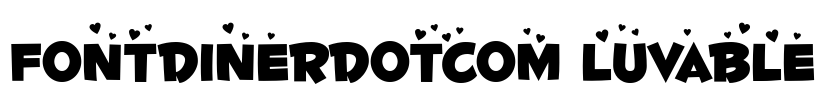 Fontdinerdotcom Luvable Font Image