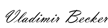 Vladimir Becker Font Image