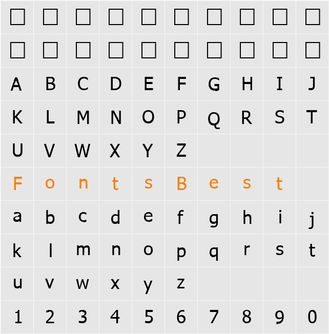 WebTamil Character Map