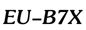 EU-B7X Font Image