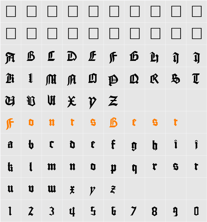 GoodCityModern Plain Character Map