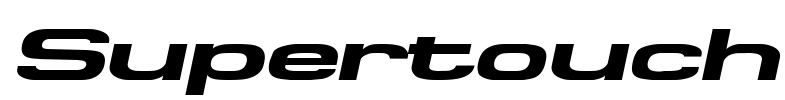 Supertouch Font Image