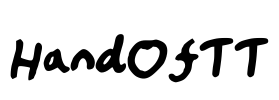 HandOfTT Font Image