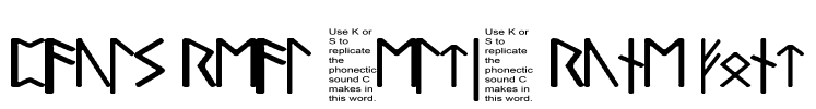 Pauls Real Celtic Rune Font Font Image