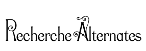 Recherche Alternates Font Image