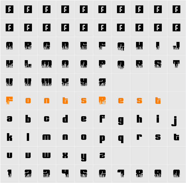 High Volume Character Map
