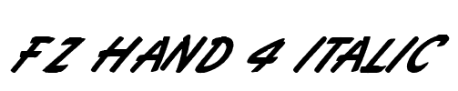 FZ HAND 4 ITALIC