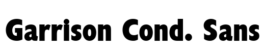 Garrison Cond. Sans Font Image