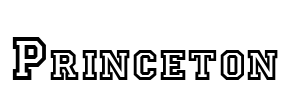 Princeton Font Image