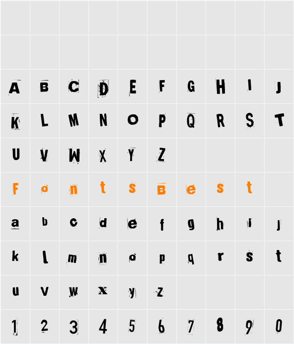 Broken 15 Character Map