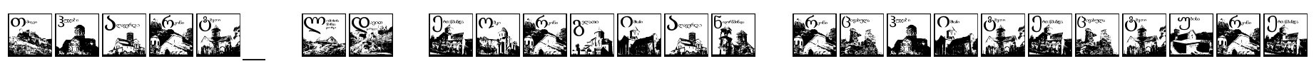 Thart_OldGeorgianArchitecture Font Image