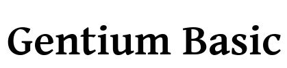 Gentium Basic