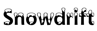 Snowdrift Font Image
