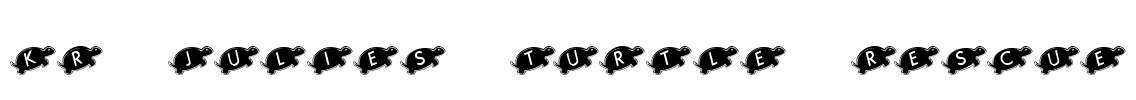 KR Julies Turtle Rescue Font Image