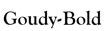 Goudy-Bold Font Image