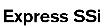 Express SSi Font Image
