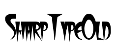 SharpTypeOld Font Image