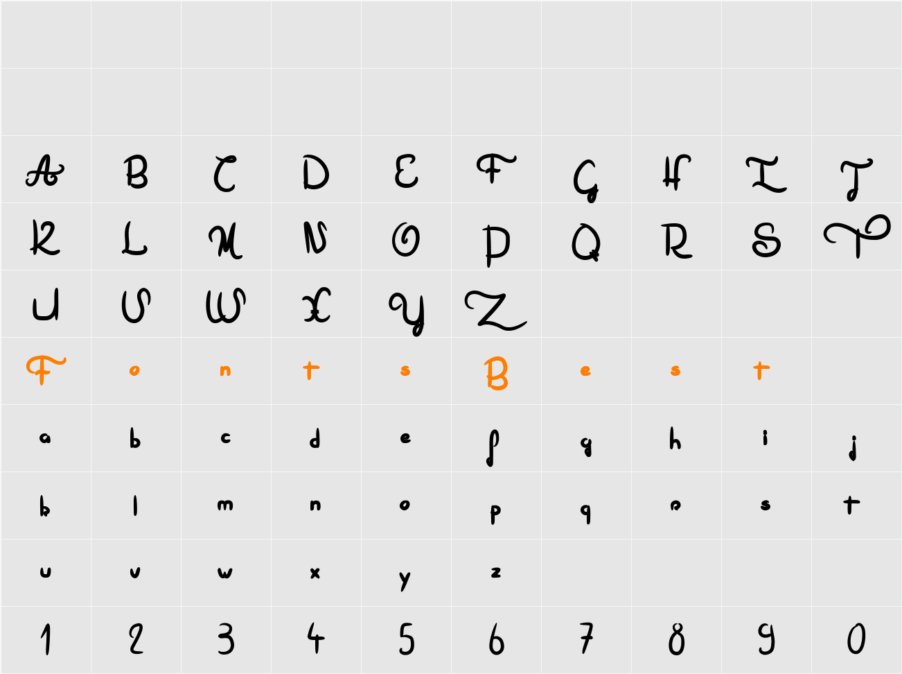 This is not a font Character Map