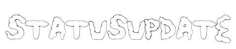 StatusUpdate Font Image