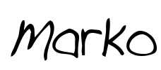 Marko Font Image