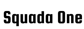 Squada One Font Image