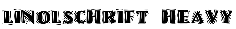 Linolschrift Heavy