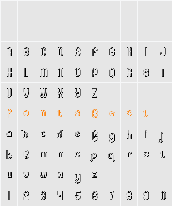Lesser Concern Shadow Character Map