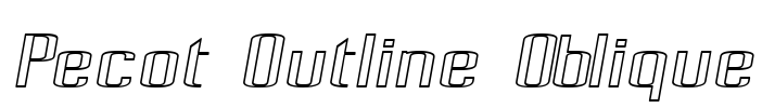 Pecot Outline Oblique