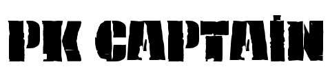 PK Captain Font Image