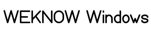 WEKNOW Windows