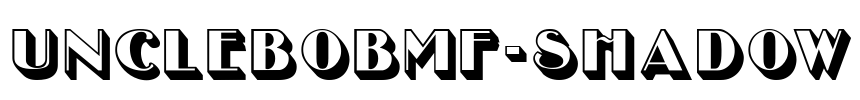 UncleBobMF-Shadow Font Image