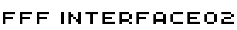 FFF Interface02 Font Image