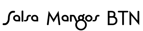 Salsa Mangos BTN Font Image