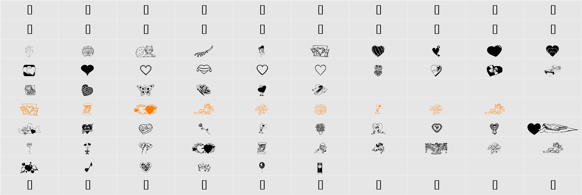 KR Be Mine Again Character Map