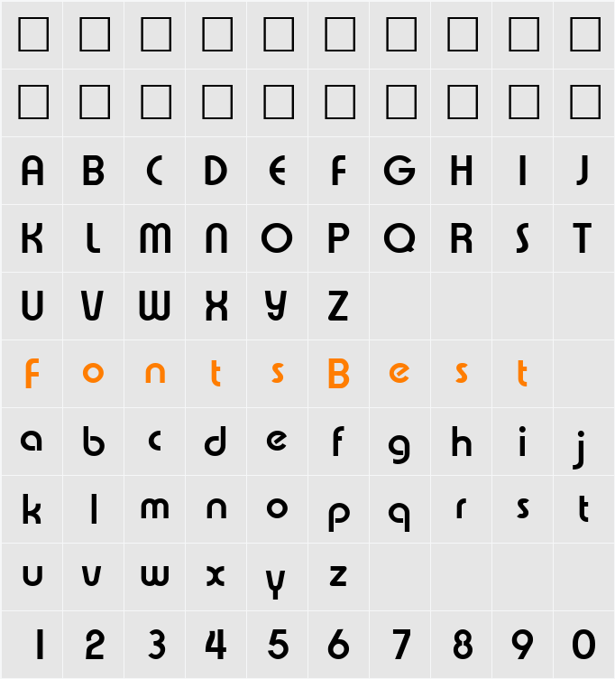 Xpressive Character Map