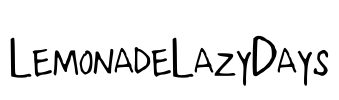 LemonadeLazyDays Font Image